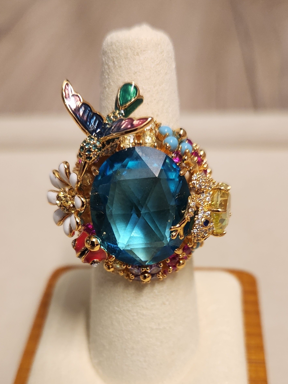 Kate Spade Nature Walk Cocktail Ring Size 6.75